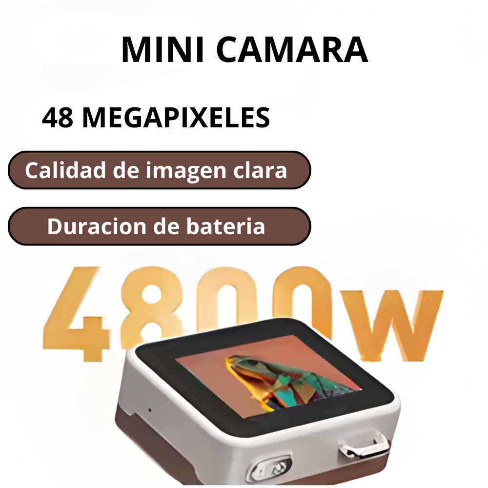 MINI CAMARA RETRO 48MP