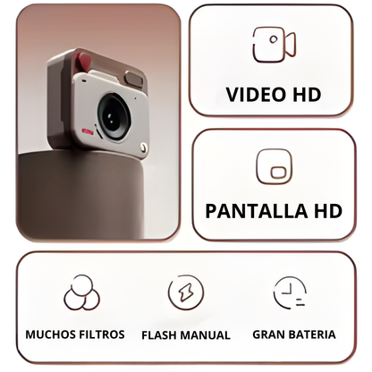 MINI CAMARA RETRO 48MP